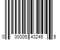 Barcode Image for UPC code 000005432455