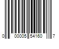 Barcode Image for UPC code 000005541607