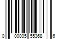 Barcode Image for UPC code 000005553686