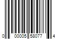 Barcode Image for UPC code 000005580774