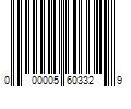 Barcode Image for UPC code 000005603329