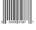 Barcode Image for UPC code 000005818877