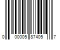 Barcode Image for UPC code 000005874057