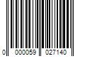 Barcode Image for UPC code 0000059027140