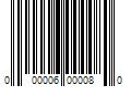 Barcode Image for UPC code 000006000080