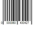 Barcode Image for UPC code 0000060430427