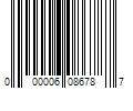 Barcode Image for UPC code 000006086787