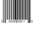 Barcode Image for UPC code 000006092115