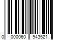 Barcode Image for UPC code 0000060943521