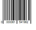 Barcode Image for UPC code 0000061541962