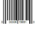 Barcode Image for UPC code 000006156510