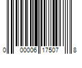 Barcode Image for UPC code 000006175078