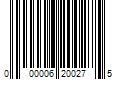 Barcode Image for UPC code 000006200275