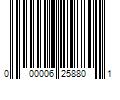 Barcode Image for UPC code 000006258801