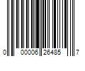 Barcode Image for UPC code 000006264857