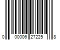 Barcode Image for UPC code 000006272258