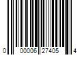 Barcode Image for UPC code 000006274054