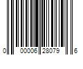 Barcode Image for UPC code 000006280796