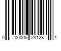 Barcode Image for UPC code 000006281281