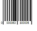 Barcode Image for UPC code 0000063800005