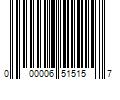 Barcode Image for UPC code 000006515157