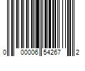 Barcode Image for UPC code 000006542672