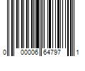 Barcode Image for UPC code 000006647971