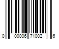 Barcode Image for UPC code 000006710026