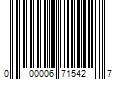 Barcode Image for UPC code 000006715427