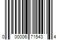 Barcode Image for UPC code 000006715434