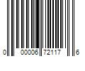 Barcode Image for UPC code 000006721176