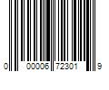 Barcode Image for UPC code 000006723019