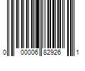 Barcode Image for UPC code 000006829261