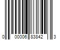 Barcode Image for UPC code 000006838423