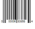 Barcode Image for UPC code 000006838584