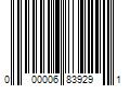 Barcode Image for UPC code 000006839291