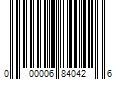 Barcode Image for UPC code 000006840426