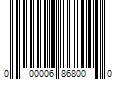 Barcode Image for UPC code 000006868000