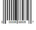 Barcode Image for UPC code 000006889357