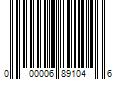 Barcode Image for UPC code 000006891046