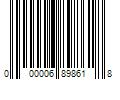 Barcode Image for UPC code 000006898618