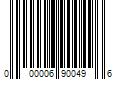 Barcode Image for UPC code 000006900496