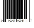 Barcode Image for UPC code 000007000317