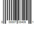 Barcode Image for UPC code 000007034091