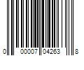 Barcode Image for UPC code 000007042638