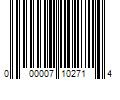 Barcode Image for UPC code 000007102714