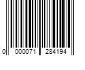 Barcode Image for UPC code 0000071284194