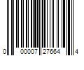 Barcode Image for UPC code 000007276644