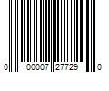 Barcode Image for UPC code 000007277290