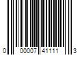 Barcode Image for UPC code 000007411113